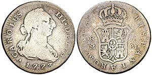 1773. Carlos III. Madrid. PJ. 1 real. (AC. ... 