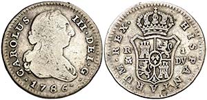 1786/4. Carlos III. Madrid. DV. 1 real. (AC. ... 