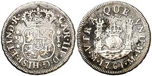 1761. Carlos III. México. M. 1 real. (AC. ... 
