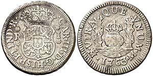 1763/2. Carlos III. México. M. 1 real. (AC. ... 