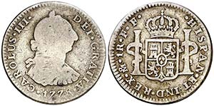 1778. Carlos III. México. FF. 1 real. (AC. ... 
