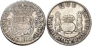 1761. Carlos III. Lima. JM. 2 reales. (AC. ... 