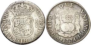 1771. Carlos III. Lima. JM. 2 reales. (AC. ... 