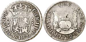 1772. Carlos III. Lima. JM. 2 reales. (AC. ... 