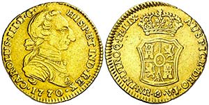 1770. Carlos III. Santa Fe de Nuevo Reino. ... 