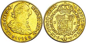 1788. Carlos III. Sevilla. C. 2 escudos. ... 