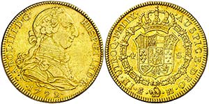 1772. Carlos III. Madrid. PJ. 4 escudos. ... 