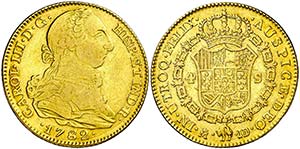 1782. Carlos III. Madrid. JD. 4 escudos. ... 