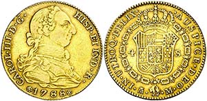 1788. Carlos III. Madrid. M. 4 escudos. (AC. ... 