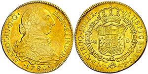 1780/70. Carlos III. Popayán. SF. 4 ... 