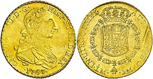 1767. Carlos III. Lima. JM. 8 escudos. (AC. ... 