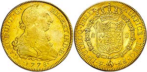 1778. Carlos III. México. FF. 8 escudos. ... 