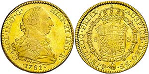 1781. Carlos III. México. FF. 8 escudos. ... 