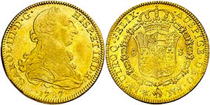 1787. Carlos III. México. FM. 8 escudos. ... 