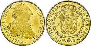 1782. Carlos III. Potosí. PR. 8 escudos. ... 