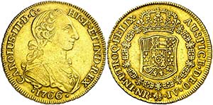 1766. Carlos III. Santa Fe de Nuevo Reino. ... 