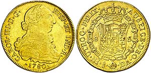 1780. Carlos III. Santiago. DA. 8 escudos. ... 