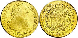 1782/71. Carlos III. Santiago. DA. 8 ... 