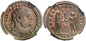 (296-297 d.C.). Diocleciano. Alejandría. AE ... 