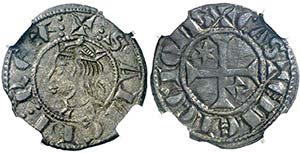Sancho IV (1284-1295). Toledo. Meaja ... 