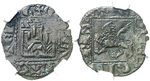 Alfonso XI (1312-1350). Toledo. Novén. (AB. ... 