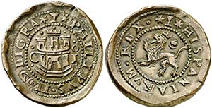 s/d. Felipe II. Cuenca. I. 1 ochavo. (AC. ... 