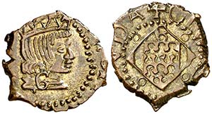 s/d. Felipe III. Girona. 1 diner. (AC. 34, ... 