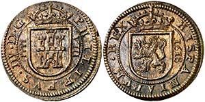 1618. Felipe III. Segovia. 8 maravedís. ... 