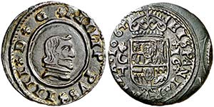 1664. Felipe IV. Córdoba. TM. 16 ... 