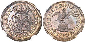 1769. Carlos III. México. 1/2 grano. (AC. ... 