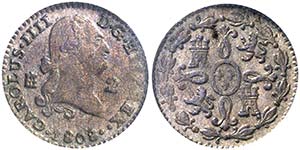 1808. Carlos IV. Segovia. 2 maravedís. (AC. ... 