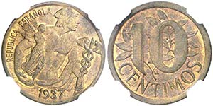 1937/28. II República. 10 céntimos. (AC. ... 