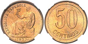 1937*-4. II República. 50 céntimos. (AC. ... 