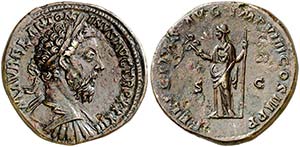 (178 d.C.). Marco Aurelio. Sestercio. (Spink ... 