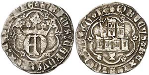 Enrique IV (1454-1474). Cuenca. Medio real. ... 