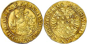 s/d. Carlos I. Amberes. 1 real de oro. (Vti. ... 