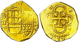 1590/89. Felipe II. Sevilla. . 2 escudos. ... 