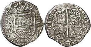 16(20). Felipe III. Madrid. . 4 reales. (AC. ... 