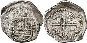 16Z1. Felipe III. Toledo. P. 8 reales. Ac. ... 