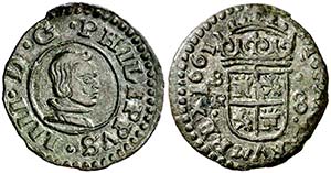 1661. Felipe IV. Sevilla. R. 8 maravedís. ... 