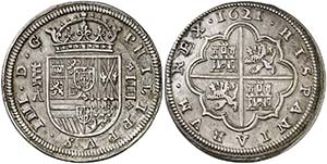 1621. Felipe IV. Segovia. A. 4 reales. (AC. ... 
