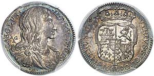 1690. Carlos II. Nápoles. AG/A-IM. 1 ... 