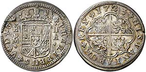 1723. Felipe V. Madrid. A. 2 reales. (AC. ... 