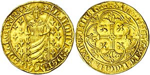 s/d. Francia. Carlos VII (1422-1461). 1 ... 