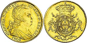 1809. Portugal. Juan, Príncipe Regente. 4 ... 