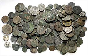 Lote de 181 monedas, distintos valores y ... 