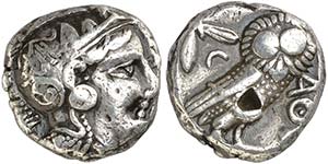 (353-294 a.C.). Ática. Atenas. Tetradracma. ... 