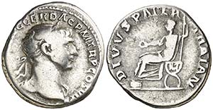 (115 d.C.). Trajano. Denario. (Spink 3323) ... 
