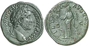 (159-160 d.C.). Antonino pío. Sestercio. ... 