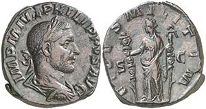 (244-245 d.C.). Filipo I. Sestercio. (Spink ... 